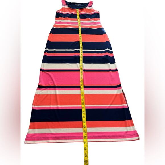 Jessica Howard Striped Maxi Dress Sleeveless Lined - Size M - Picture 7 of 9